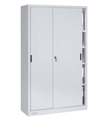 ARMADIO METALLICO CON ANTE SCORREVOLI - cm 120(L) x 45(P) x 200(H)