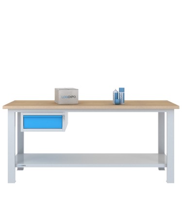 BANCO DA LAVORO 2000x700x885h con 1 cassetto 2