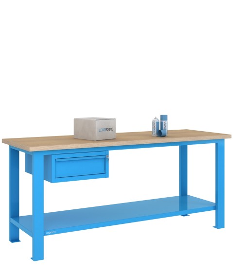 BANCO DA LAVORO 2000x700x885h con 1 cassetto