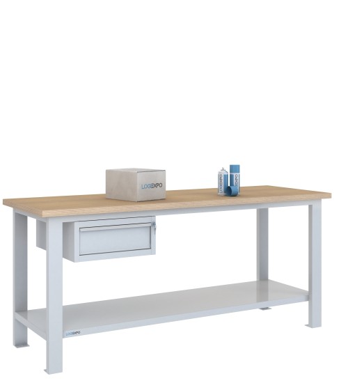 BANCO DA LAVORO 2000x700x885h con 1 cassetto