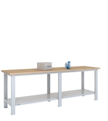 BANCO DA LAVORO 2500x700x885h - Piano in legno multistrato