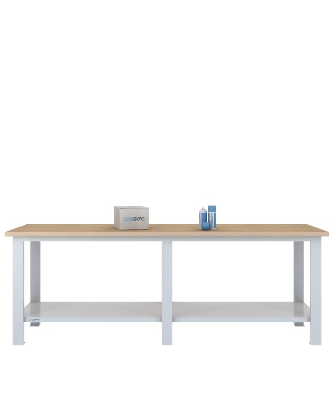 BANCO DA LAVORO 2500x700x885h - Piano in legno multistrato