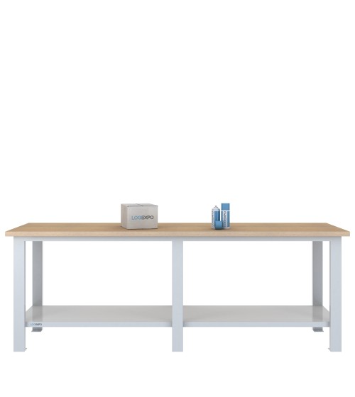 BANCO DA LAVORO 2500x700x885h - Piano in legno multistrato