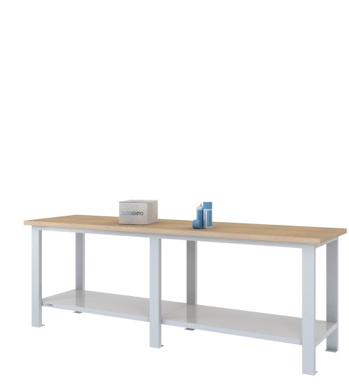 BANCO DA LAVORO 2500x700x885h - Piano in legno multistrato