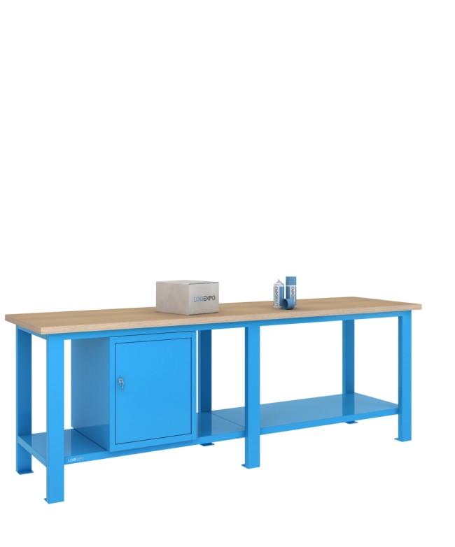 BANCO DA LAVORO 2500x700x885h con 1 sportello