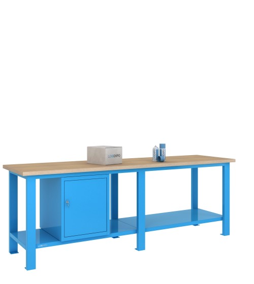 BANCO DA LAVORO 2500x700x885h con 1 sportello