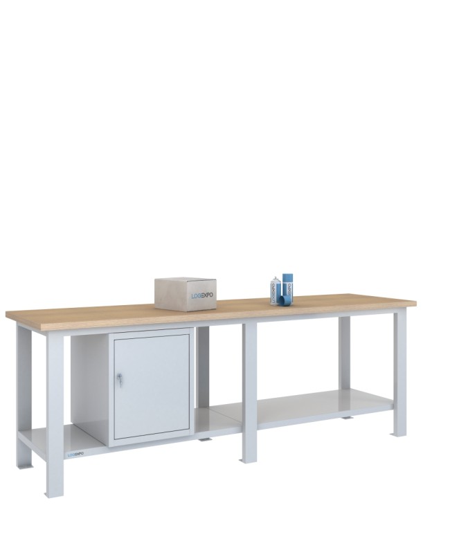 BANCO DA LAVORO 2500x700x885h con 1 sportello