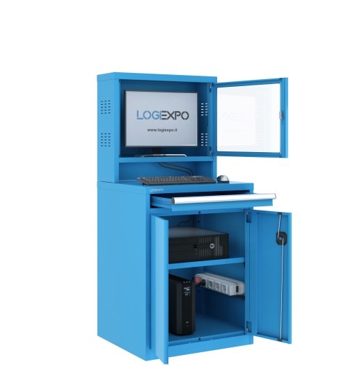 ARMADIO PORTA COMPUTER e PC per aree produttive industriali