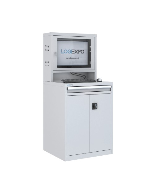 ARMADIO PORTA COMPUTER e PC per aree produttive industriali