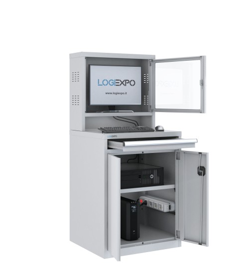 ARMADIO PORTA COMPUTER e PC per aree produttive industriali