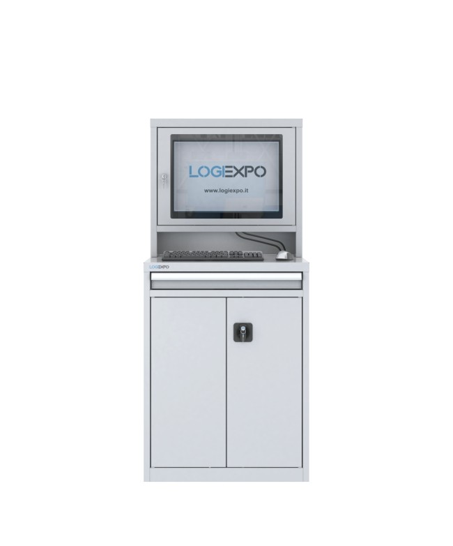 ARMADIO PORTA COMPUTER e PC per aree produttive industriali