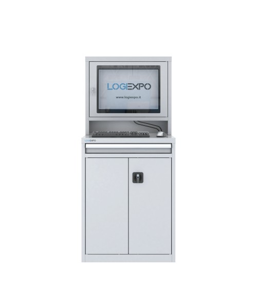 ARMADIO PORTA COMPUTER e PC per aree produttive industriali