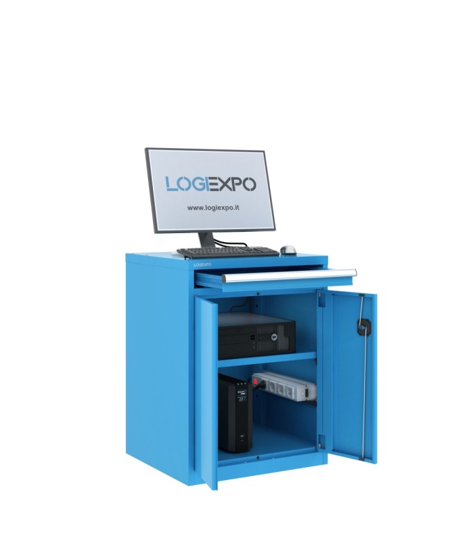 ARMADIO PORTA COMPUTER e PC INDUSTRIALE in versione compatta