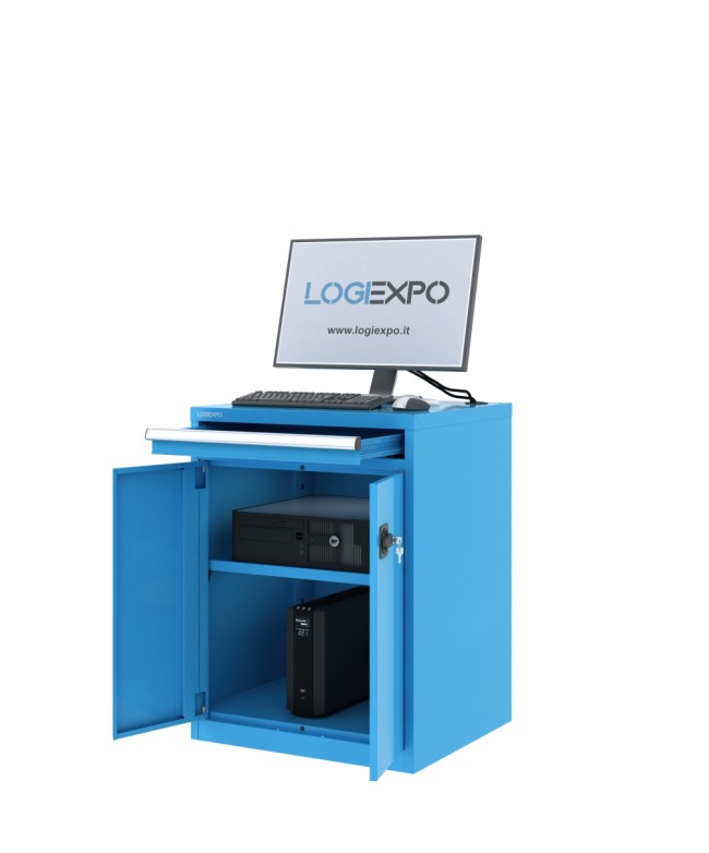 ARMADIO PORTA COMPUTER e PC INDUSTRIALE in versione compatta