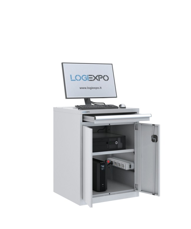 ARMADIO PORTA COMPUTER e PC INDUSTRIALE in versione compatta