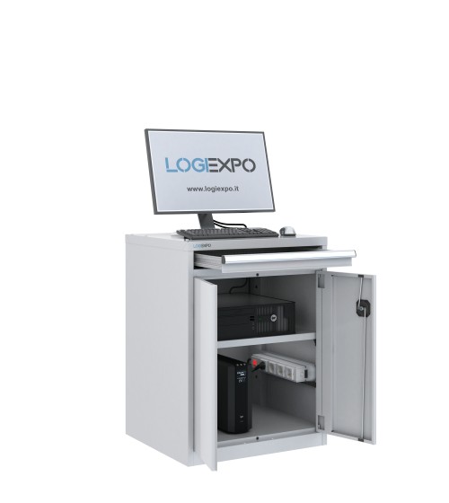 ARMADIO PORTA COMPUTER e PC INDUSTRIALE in versione compatta