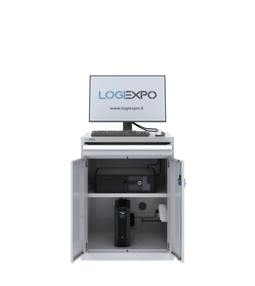 ARMADIO PORTA COMPUTER e PC INDUSTRIALE in versione compatta