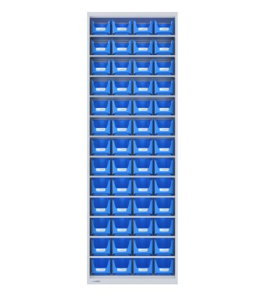 ARMADIO PER MINUTERIA con 52 CONTENITORI, aperto senza ante 2