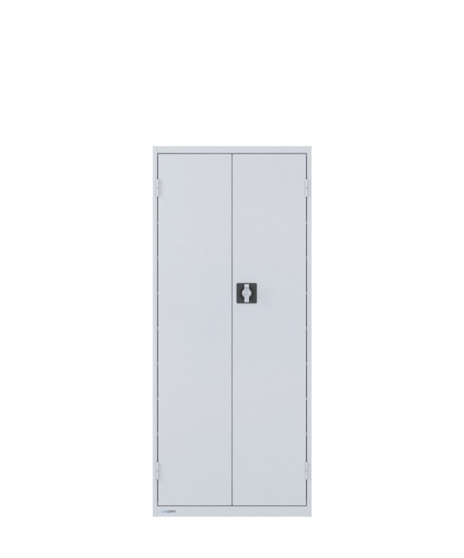 ARMADIO con 40 CONTENITORI a bocca di lupo, chiuso con ante