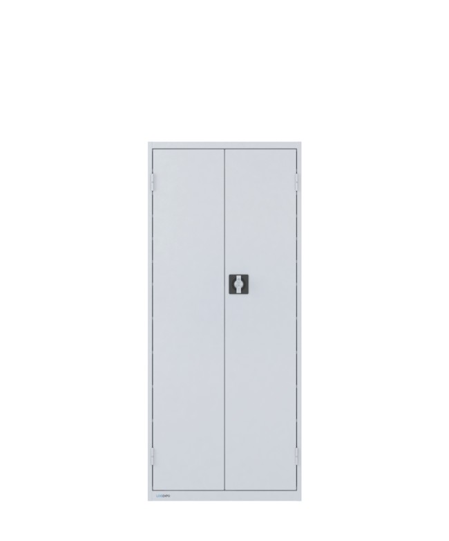 ARMADIO con 60 CONTENITORI a bocca di lupo, chiuso con ante