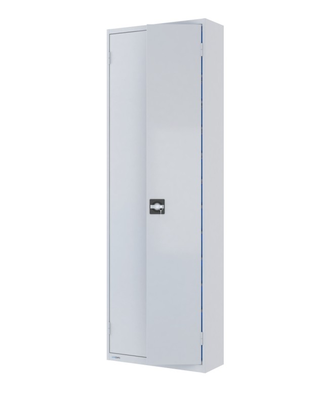 ARMADIO PER MINUTERIE con 52 CONTENITORI, chiuso con ante