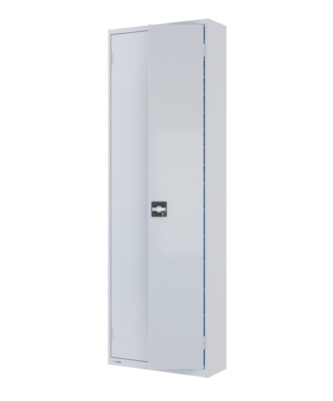 ARMADIO PORTA MINUTERIE con 82 CONTENITORI, chiuso con ante