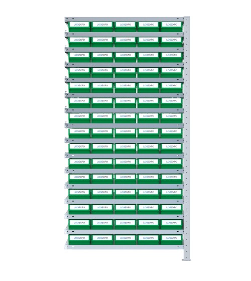 SCAFFALE AGGIUNTIVO CON CONTENITORI - 75 Cassette estraibili porta minuteria