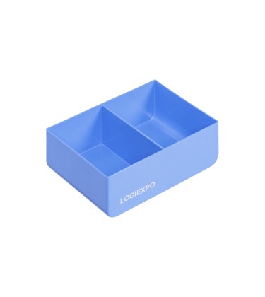 Bacinella in plastica per minuterie mm 111x153x52h con vani interni