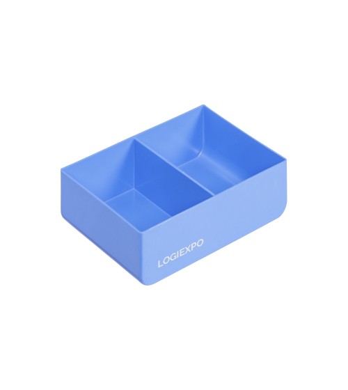 Bacinella in plastica per minuterie mm 111x153x52h con vani interni