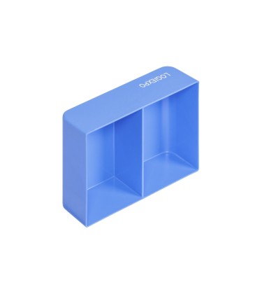 Bacinella in plastica per minuterie mm 111x153x52h con vani interni 2