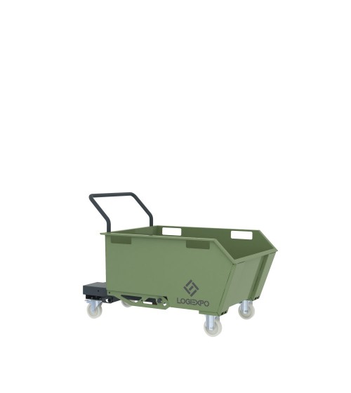 BENNA RIBALTABILE PORTA ROTTAMI da 300 Litri