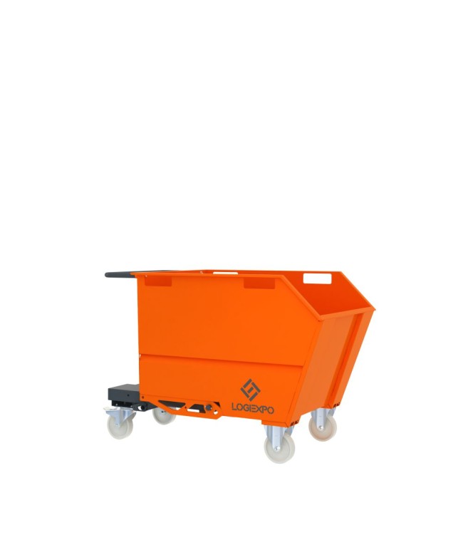 BENNA RIBALTABILE PER MULETTO con capacità 500 Litri