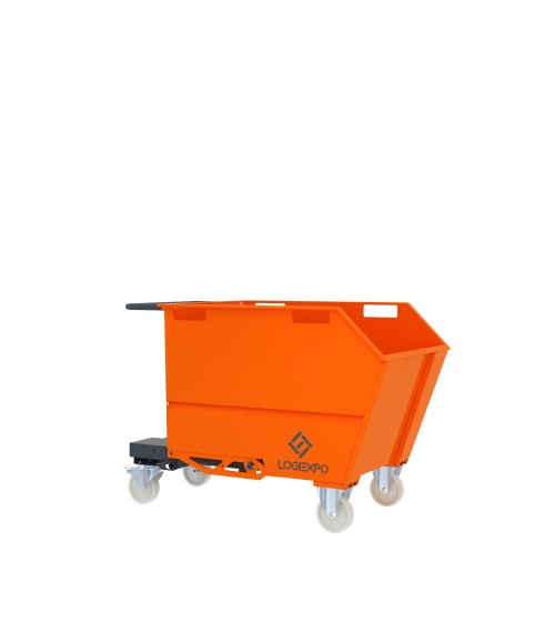 BENNA RIBALTABILE PER MULETTO con capacità 500 Litri