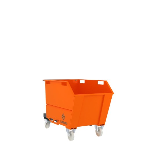 BENNA RIBALTABILE PER MULETTO con capacità 500 Litri