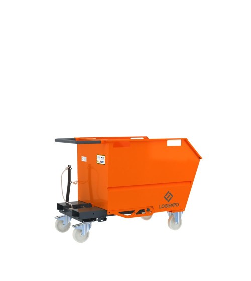 BENNA RIBALTABILE PER MULETTO con capacità 500 Litri