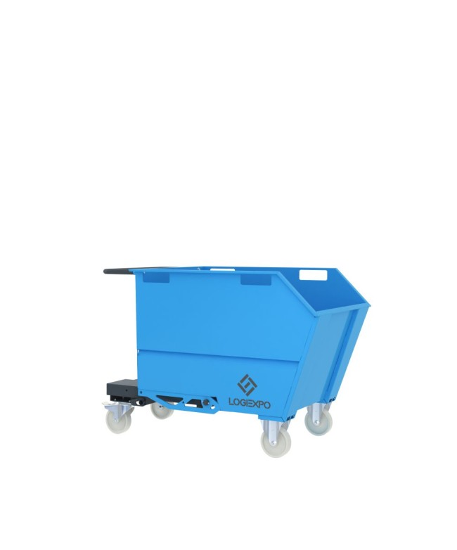 BENNA RIBALTABILE PER MULETTO con capacità 500 Litri