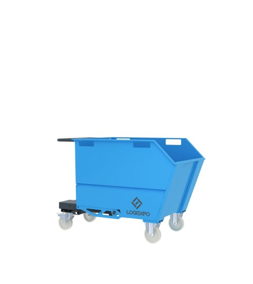 BENNA RIBALTABILE PER MULETTO con capacità 500 Litri