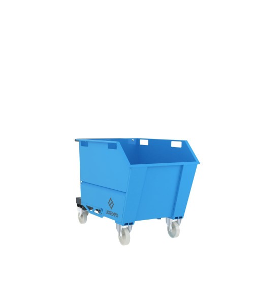 BENNA RIBALTABILE PER MULETTO con capacità 500 Litri