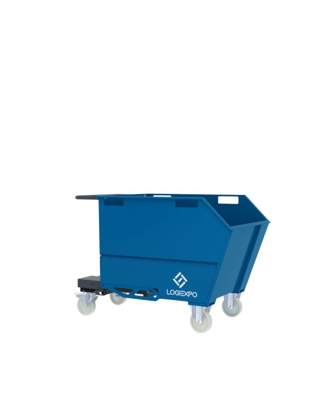 BENNA RIBALTABILE PER MULETTO con capacità 500 Litri