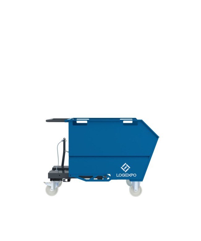 BENNA RIBALTABILE PER MULETTO con capacità 500 Litri