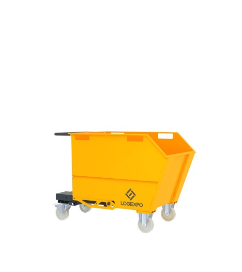 BENNA RIBALTABILE PER MULETTO con capacità 500 Litri