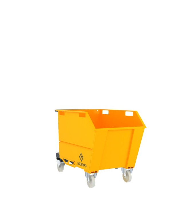 BENNA RIBALTABILE PER MULETTO con capacità 500 Litri