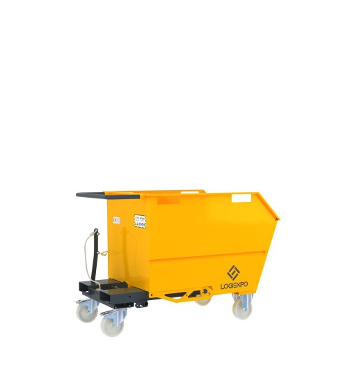 BENNA RIBALTABILE PER MULETTO con capacità 500 Litri