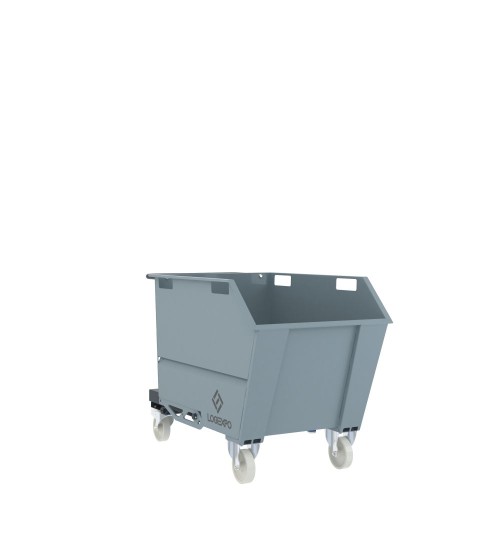 BENNA RIBALTABILE PER MULETTO con capacità 500 Litri