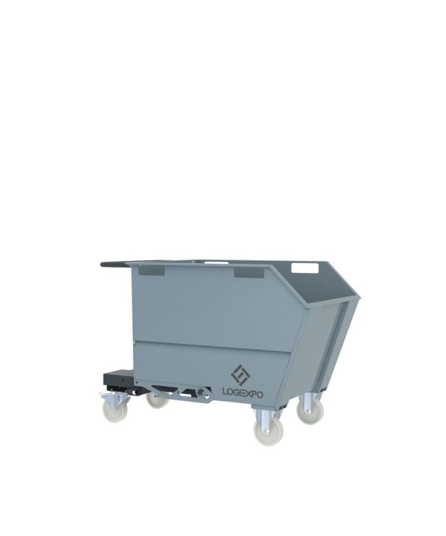 BENNA RIBALTABILE PER MULETTO con capacità 500 Litri