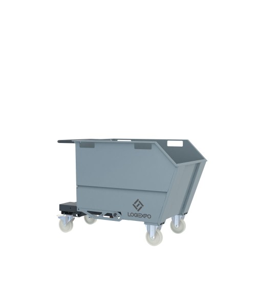 BENNA RIBALTABILE PER MULETTO con capacità 500 Litri