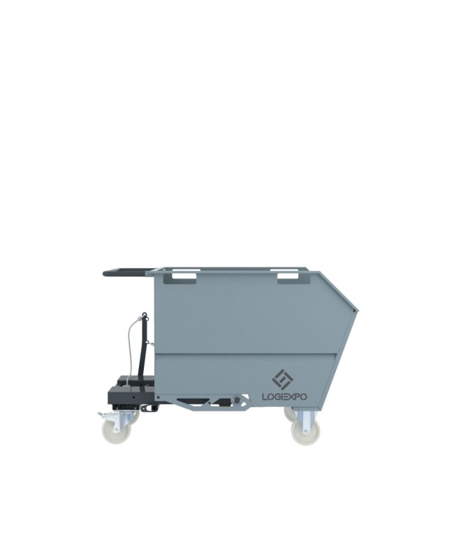 BENNA RIBALTABILE PER MULETTO con capacità 500 Litri