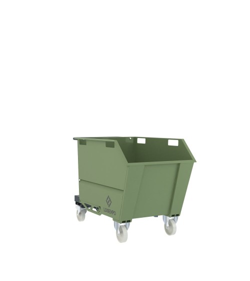 BENNA RIBALTABILE PER MULETTO con capacità 500 Litri