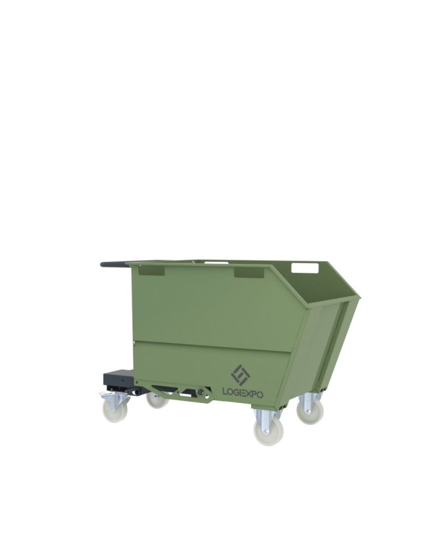 BENNA RIBALTABILE PER MULETTO con capacità 500 Litri