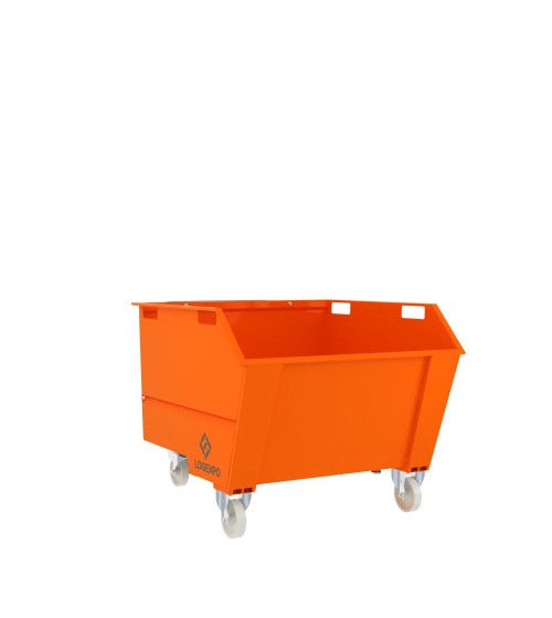 BENNA RIBALTABILE CON MULETTO Portarottami da 750 Litri